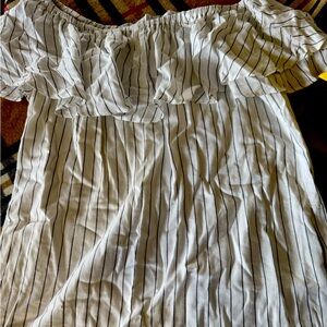 White Off Shoulder Dress